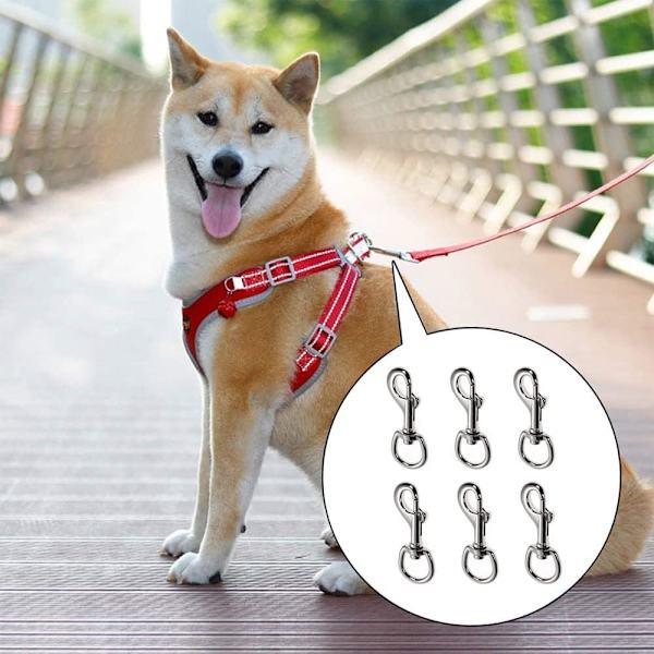 10 roterende dyrehager, roterende hundehager, roterende frigivelsesklips, roterende hagehager, til brug for hundekravatter, rygsække