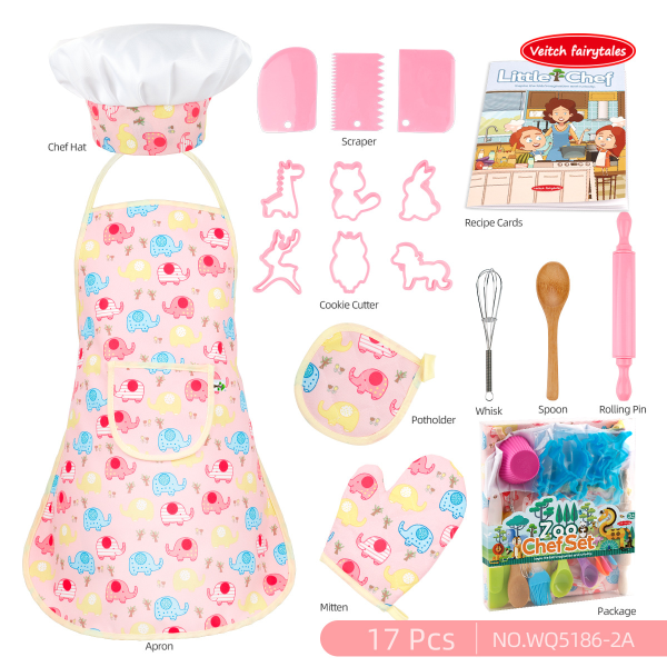 Barnehjem kjøkken leketøy jente matlaging matlaging kjøkkenutstyr sett