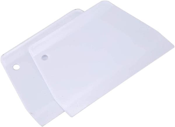 2-pakks Plastdeigskrape, Kakespatler, Deigskrape, Multi