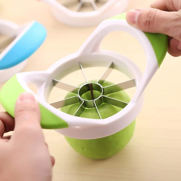 Äppelskärare, Easy Grip Äppelskärare Cutter & Corer, 8 rost