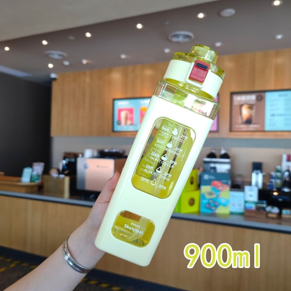 Vattenflaskor för barn med sugrör: 24oz söt Kawaii vattenflaska med