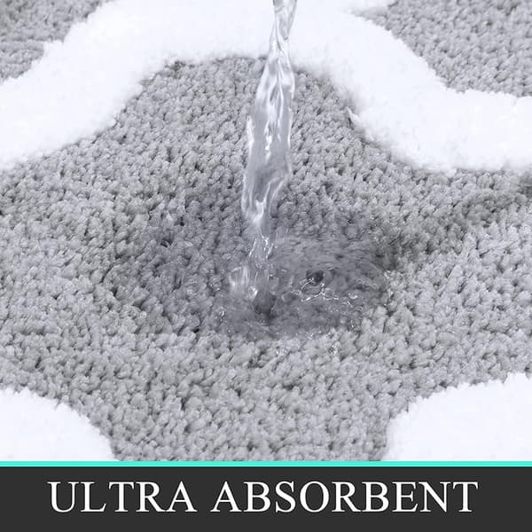 Mikrofiber Bademåtte Antislip Antibakteriel Tæppe Maskinvaskbar