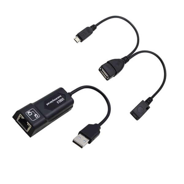 Gratis enhet externt nätverkskort USB2.0 USB till RJ45 nätverk po