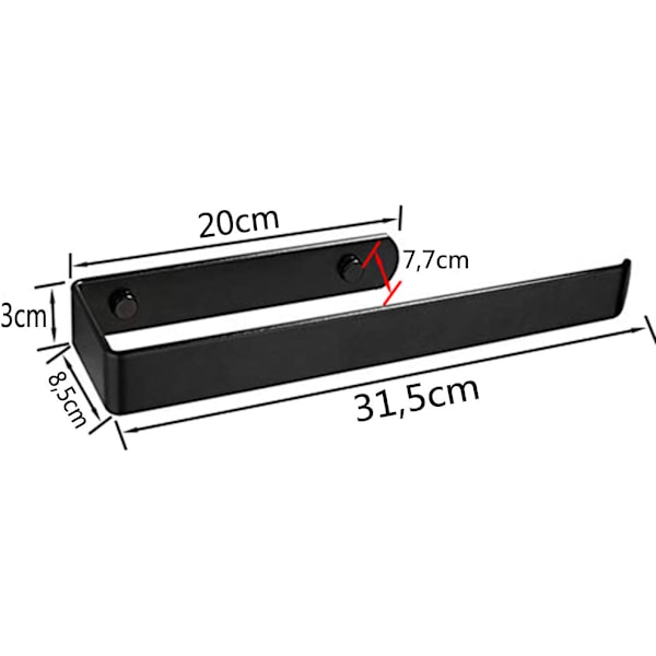 Papirhåndkleholder, kjøkkenpapirrullholder, kjøkkenpapirhåndkle
