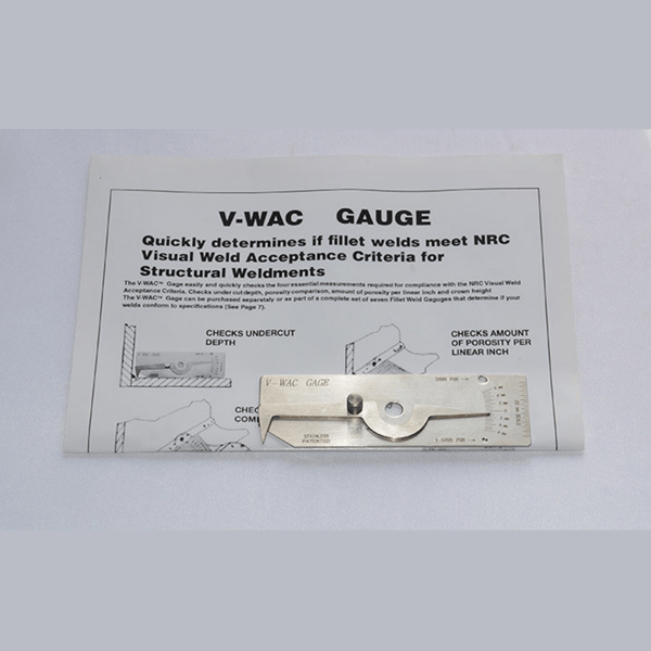Gage Welding Metrisk Måler Rustfritt Inspeksjon DXGHC
