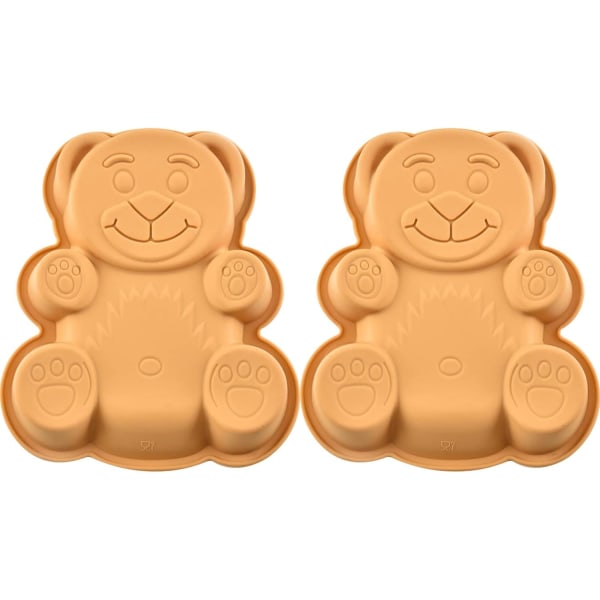 Supersøt Silikon Dyr Bjørn Mold Teddy Bear Chocolate Mol DXGHC