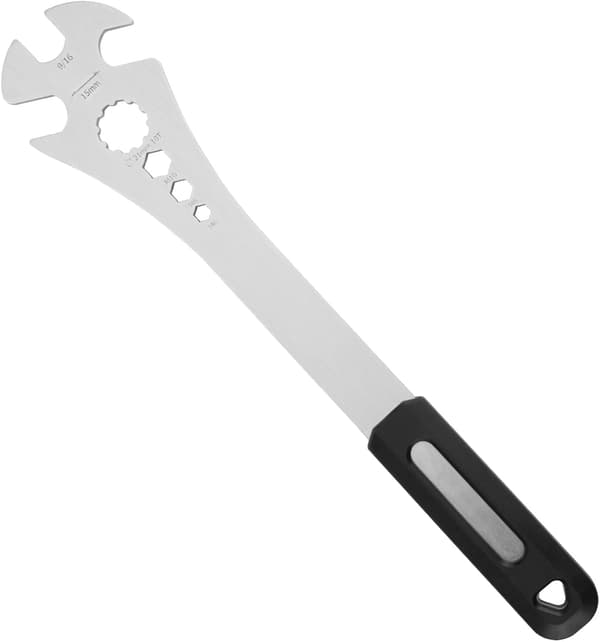Cykelpedalnyckel (15mm, 9/16 och 10mm/8mm/6mm Hex-hål), cykel