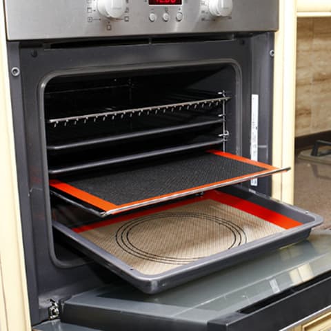 Silikon Bakeplate, Ikke-klebende Mesh Dobbeltsidig Tilgjengelig-M