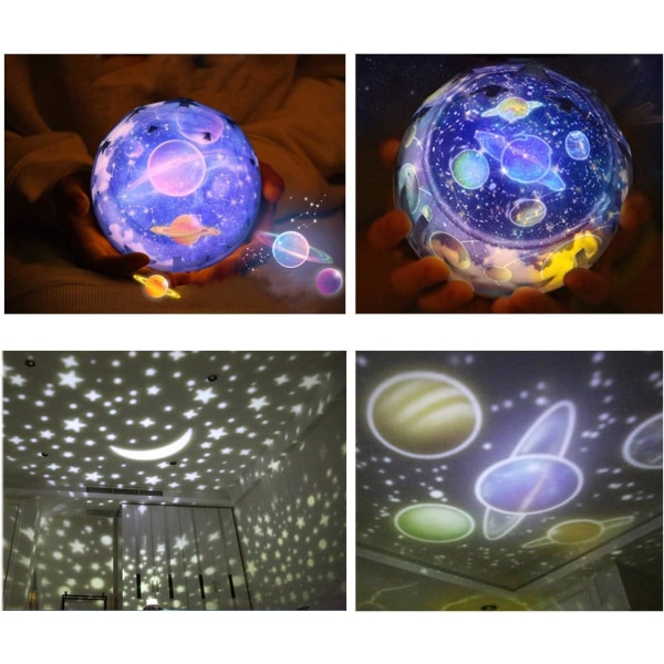 Star Night Light for kids, Universe Night Light Projection Lamp,