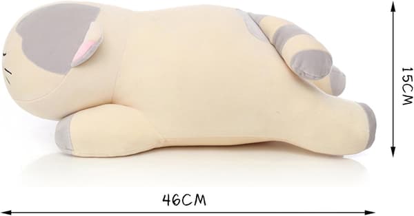 Plush-tyyny Leikkieläin Lahja Lapsille Harmaa Kissa 45cm