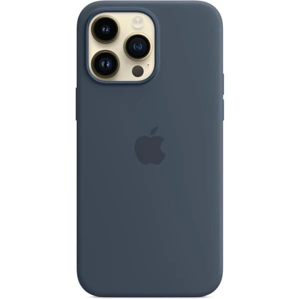IC Apple Silikondeksel med MagSafe for iPhone 14 Pro Max Storm Blue, ta