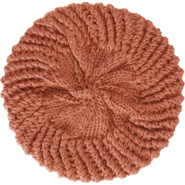 Grov uld vintage strikket beret til kvinder Japansk blød langu