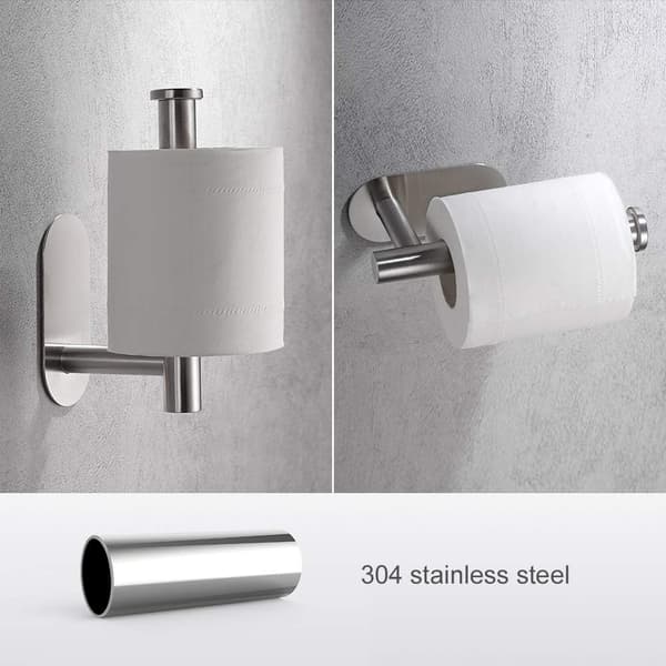 Toiletpapirholder, vægmonteret toiletpapirholder, rustfrit stål