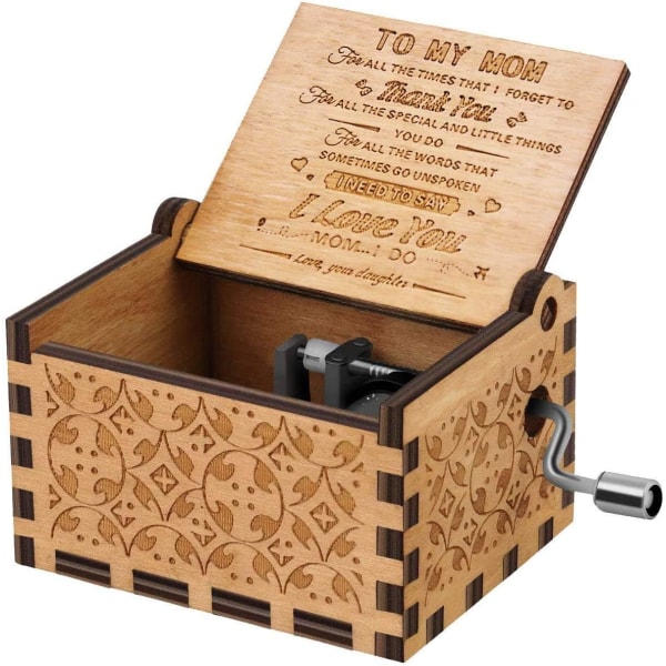 You are My Sunshine Music Box Wood Personalisable Music Box, Lase