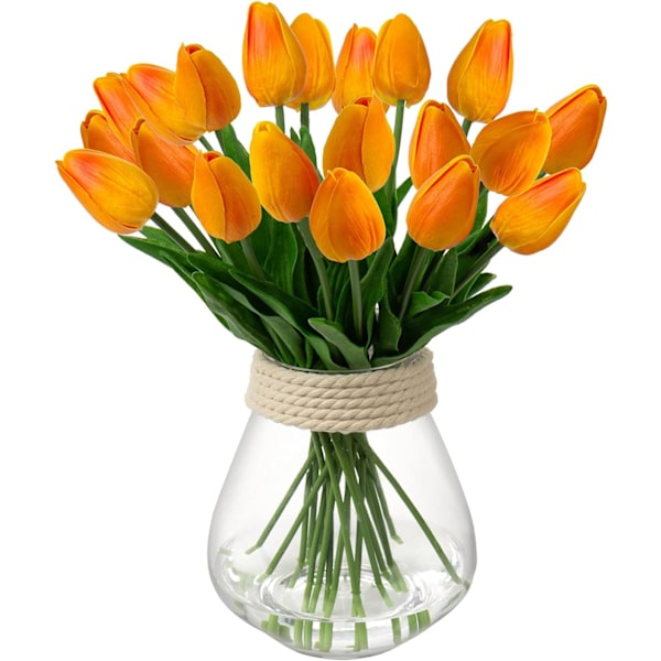 10 Pak Kunstige Tulipaner Real Touch Kunstige Blomster Bulk Falsk Tulipan