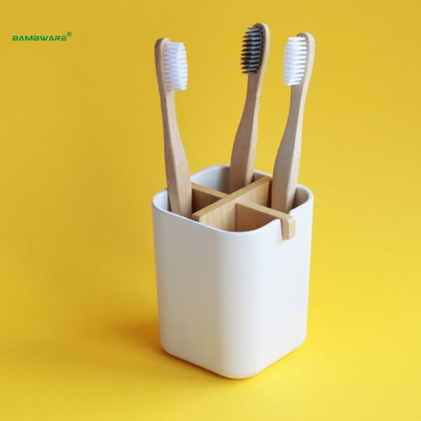 Bambu tandborsthållare | Multifunktionell elektrisk tandborste DXGHC