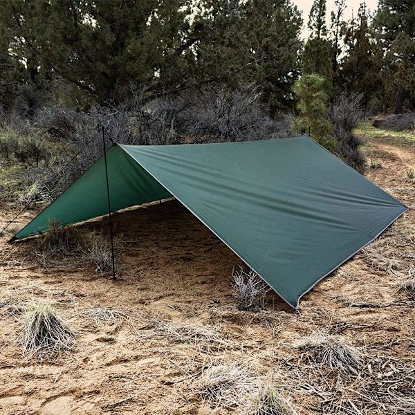 Markise, 3 x 3 m Camping Tarp, Vandtæt og UV-resistent Tarp