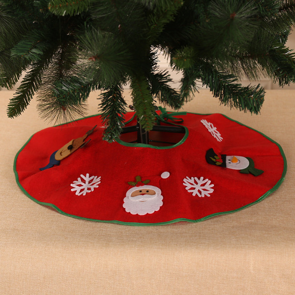 Christmas decals tree skirts wholesale 60CM tree aprons Santa Cla