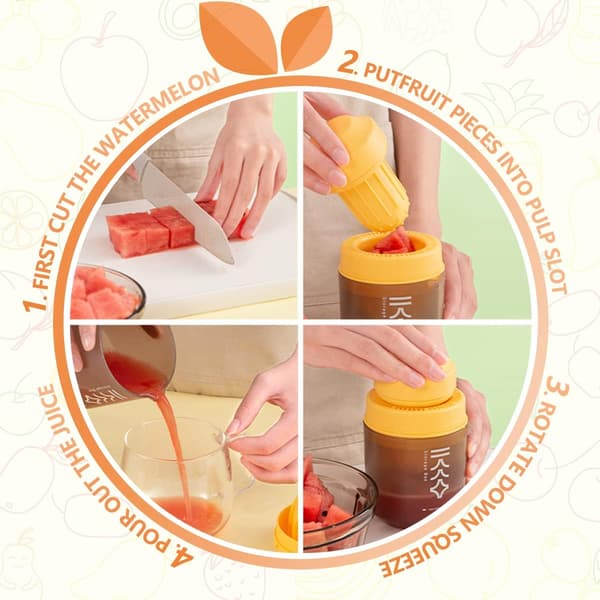 Manuell Citruspress, Saftutvinnare Centrifug, Apelsin/Citron/Lime