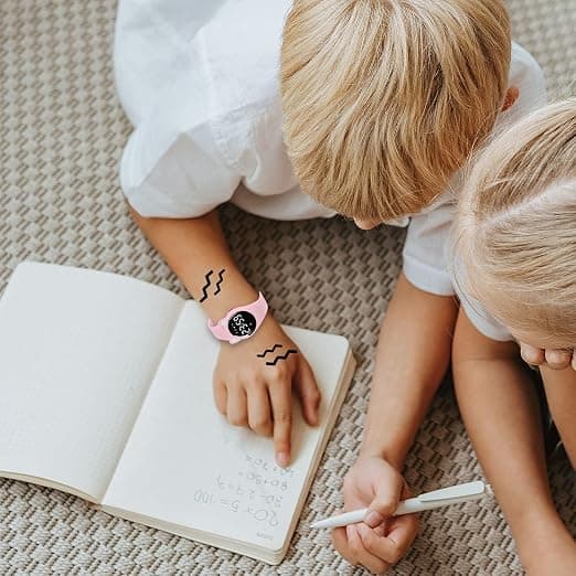 Barnklocka, Liten Öra Klocka för Flickor, Digital Fitness Tracker wi