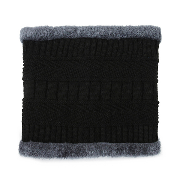 Vinterhatt för män, varm ullhatt, tjock stickad mössa, pull-over-hatt för män