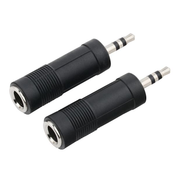 3,5 till 6,5 ljudadapter mikrofonkonverterare huvud headset mic