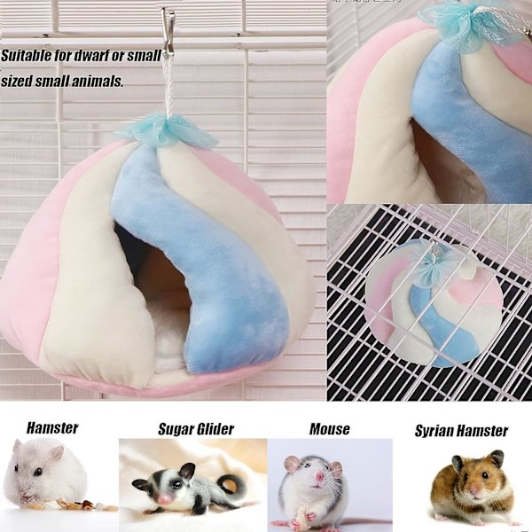 Hamster varm seng, liten dyre Hamster bomulls sove rede Plysj