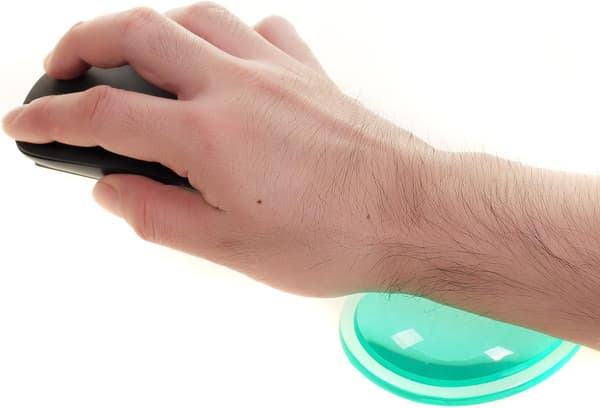 Myk håndleddstøtte, Gelkrystaller, Hjerteformet, Ergonomisk Krystall Ge