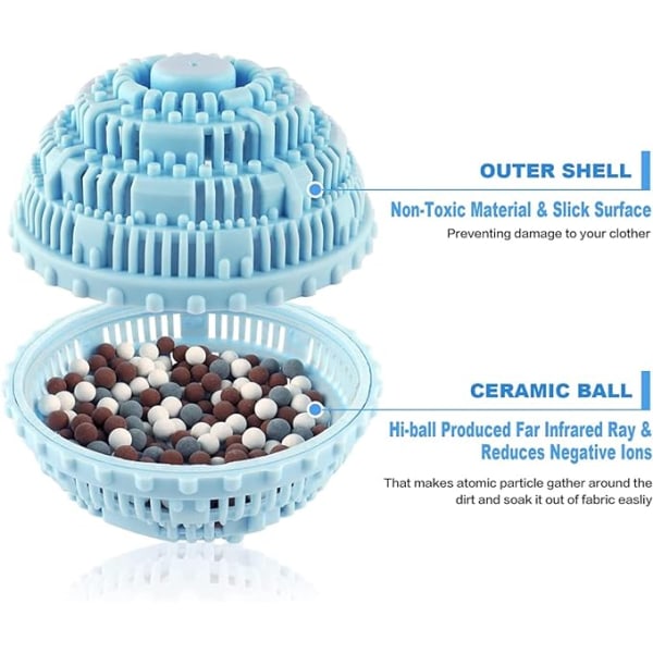2stk Vaskeball - Naturlige ikke-kjemiske vaskemiddel Vaskeballer