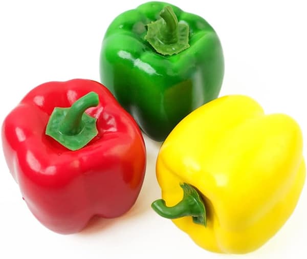 Kunstig Simulering Falsk Pepper Capsicum Kunstige Grønnsaker