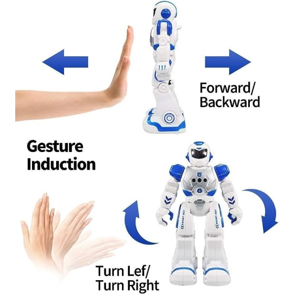 Intelligent tidig utbildningsrobot som sjunger och dansar med infraröd induktion