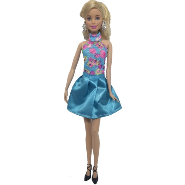 Åtta 30 cm Barbie-dockor modekläder för flickor