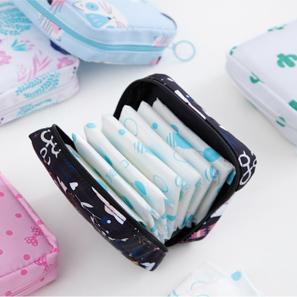 5 stk. Sanitært Bindpose Menstruationskop Pose Tamponer Saml Vask
