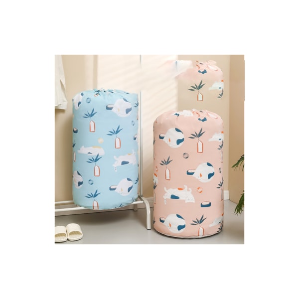 Household Quilt Dust Bag Blue Round Beam Cotton Quilt Storage Bag