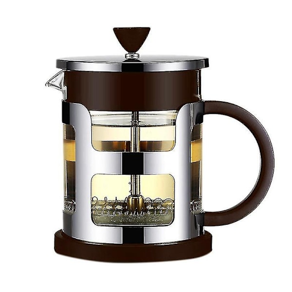 600ml franskt kaffete perkolatorfilter Presskolv Manua DXGHC