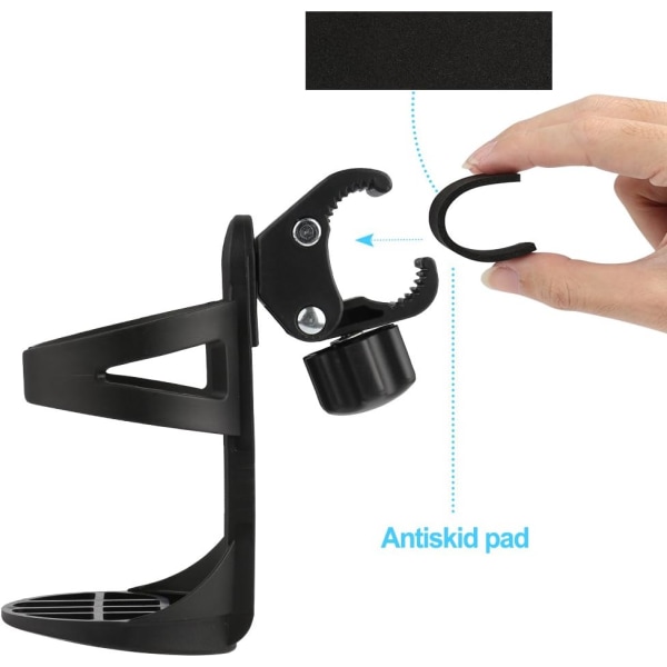 2-pak Stroller Kopholder, Universal Kopholder til Barnevogn, Bi