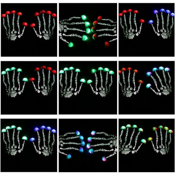 Lasten LED-hanskat, LED-sormihanskat, lelut 9-12 vuotiaille DXGHC