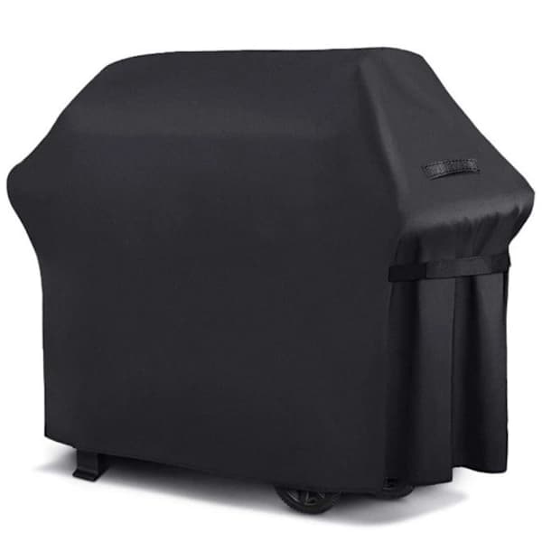 Grillovertræk 420D Vandtæt 150x100x125 cm Sort