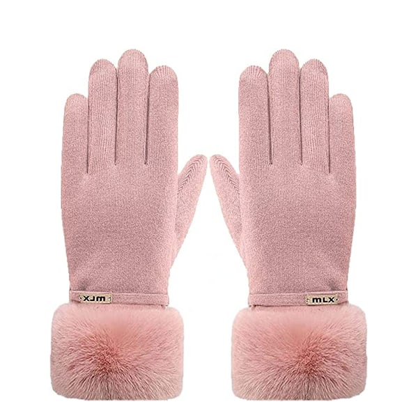 Vinterhandsker til kvinder, termiske touch screen handsker til kvinder og piger, P