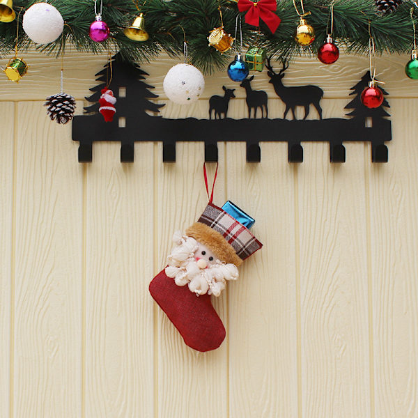 3-pack Julpynt Hängande Små Julklappspåsar