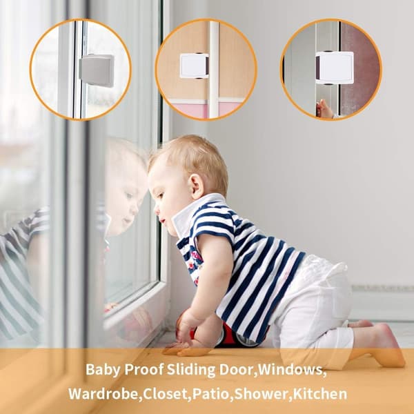 1 st barnsäkerhetsfönsterblock Baby Dörrblock Glidande Dörrblock