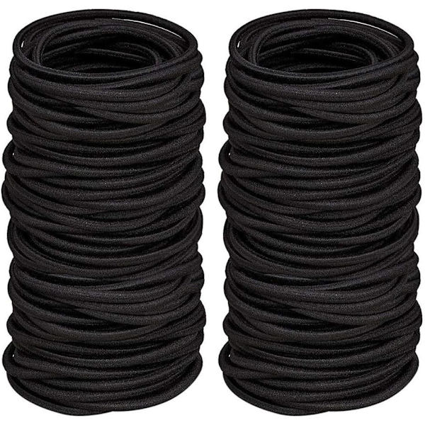 Hiuslenkit 100 kpl, 2 mm elastiset hiuslenkit, mini-poninhäntälenkit