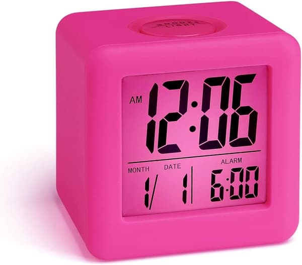 Elektronisk väckarklocka, barnväckarklocka med tid och datumvisning