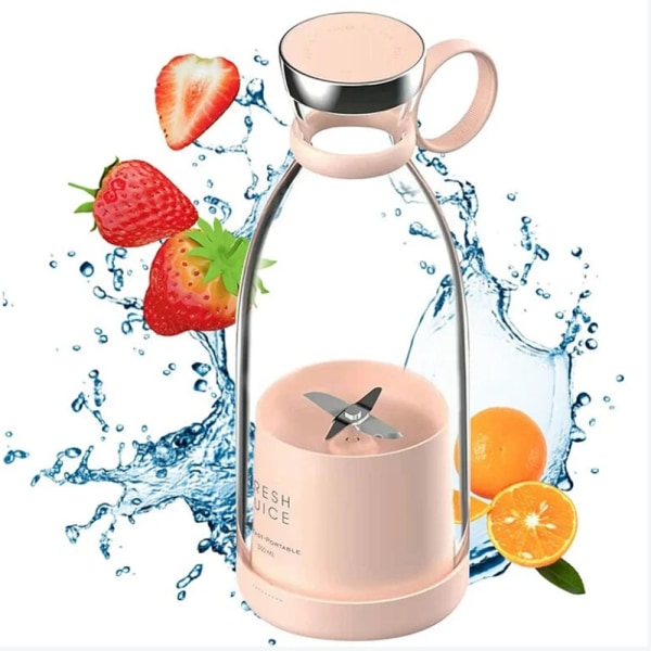 350 ml Bärbar Blender, Handhållen Smoothie Blender, Shaker, Four-B