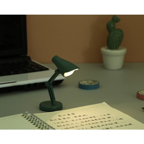 Mini Lille LED Bordlampe Bærbar Foldbar Natlampe Ma