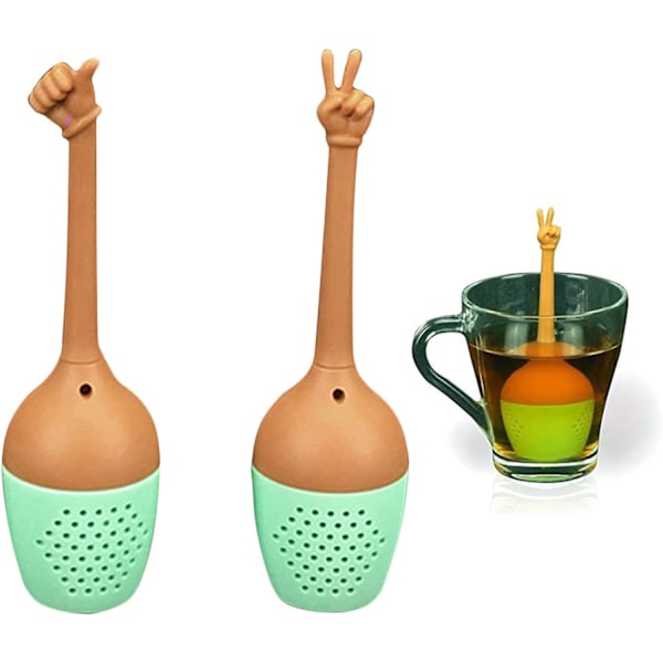 Teekugle-infuser til mange te-stave til te-si, teblad-infuser