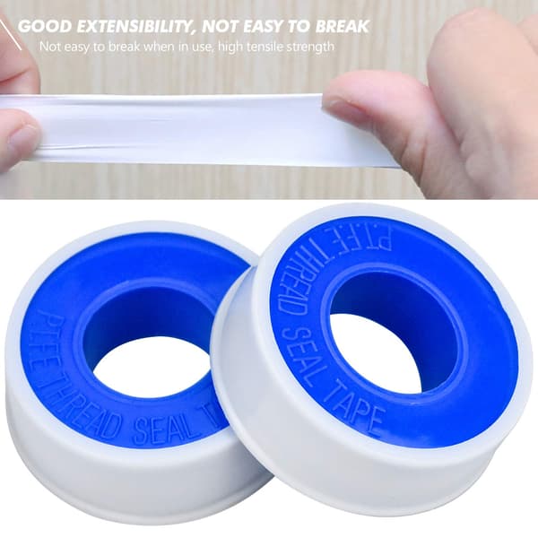 4-pack Teflontejp, 12mm × 0,075mm × 10m PTFE Industriell Tätning
