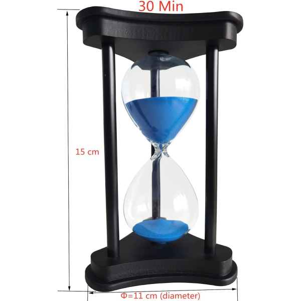 Tidsglas 30 Minutter Tidsglas til Pynt Sandglas Timer