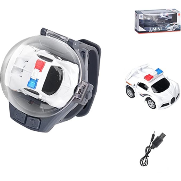 Toy Car Watch 2.4G USB Charging Mini Racing Remote Control Car Wa