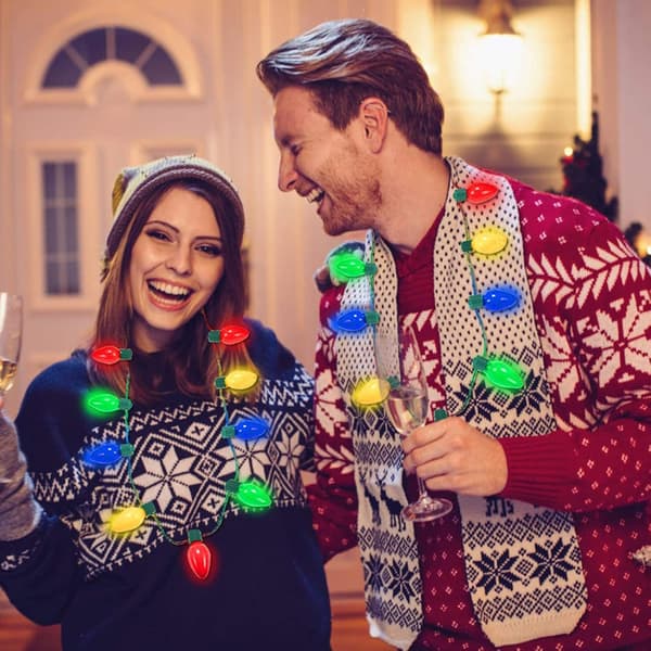 4-pack LED-ljuskedjor för jul, nyår och jul